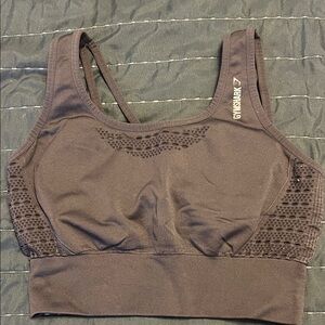 Gymshark Women's Dark Gray Sports Bra